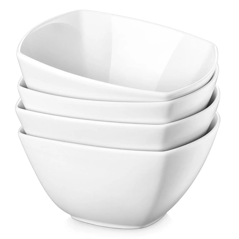 square cereal bowls, square ceramic bowl, white square bowls, square bowls white