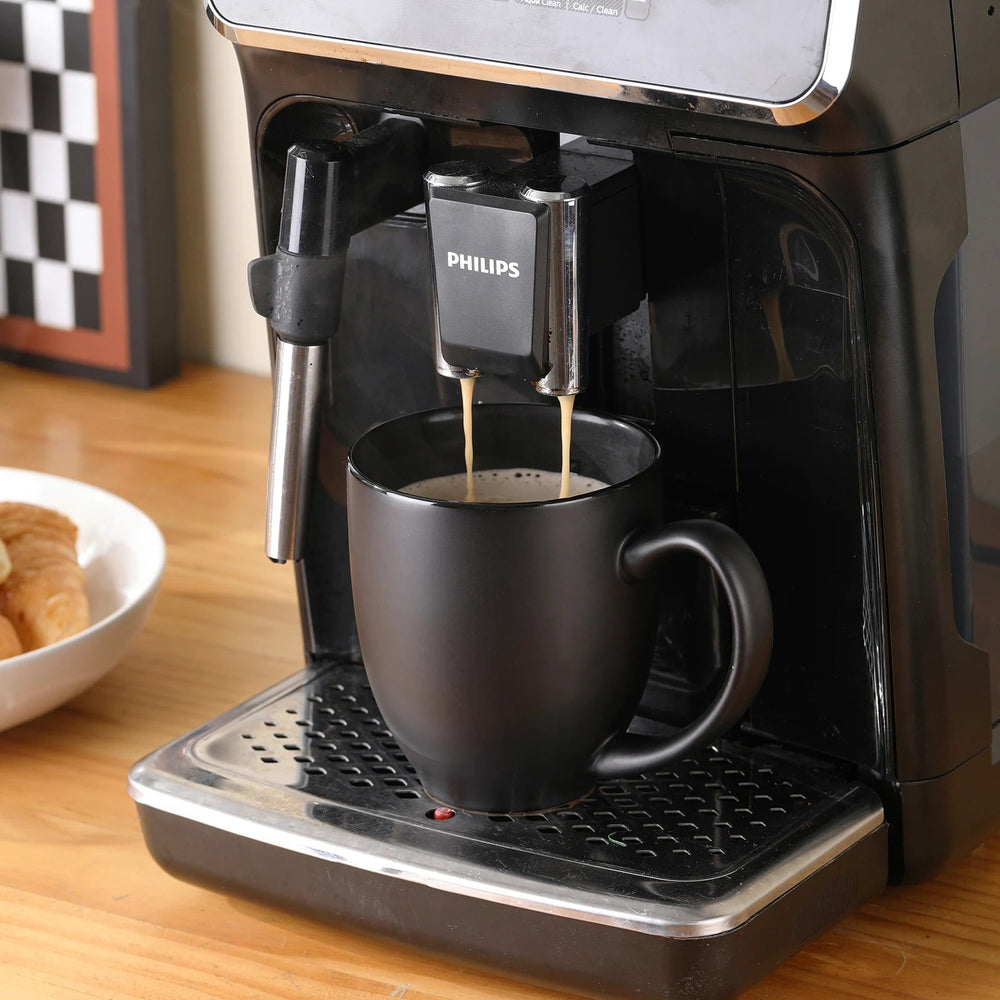 Matte Black Porcelain Coffee Mugs - Set of 6 - Drinkware