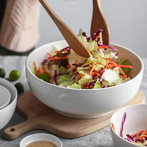 Wedding White Porcelain Mixing Bowls - Set of 4 - Dinnerware