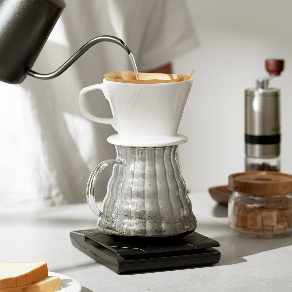 Ceramic Pour Over Coffee Dripper - Set of 1 - Drinkware