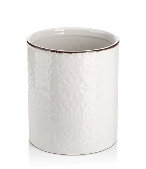 large cooking utensil holder, extra large utensil holder for countertop, large ceramic kitchen utensil holder