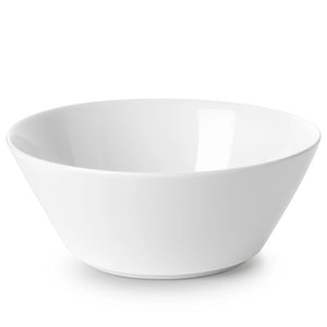 Wedding White Porcelain Dinner Bowls - Set of 4