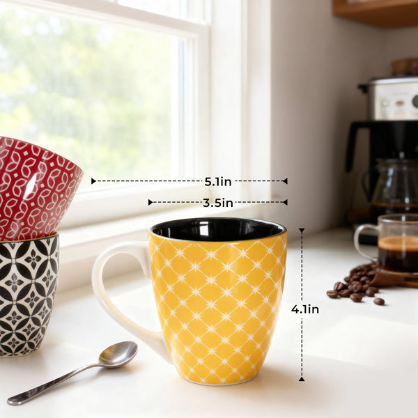 Mosaian Coffee Mugs - Set of 6