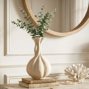 Pumpkin Long-Neck Vase - Set of 1