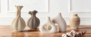 Hammered Bud Vases - Set of 2