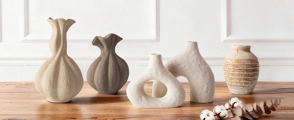Hammered Bud Vases - Set of 2