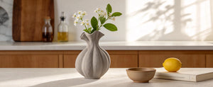 Pumpkin Short-Neck Vase - Set of 1