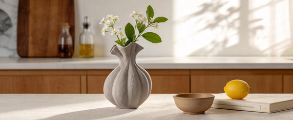 Pumpkin Short-Neck Vase - Set of 1