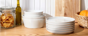 Wedding White Dinner Plates - Set of 6