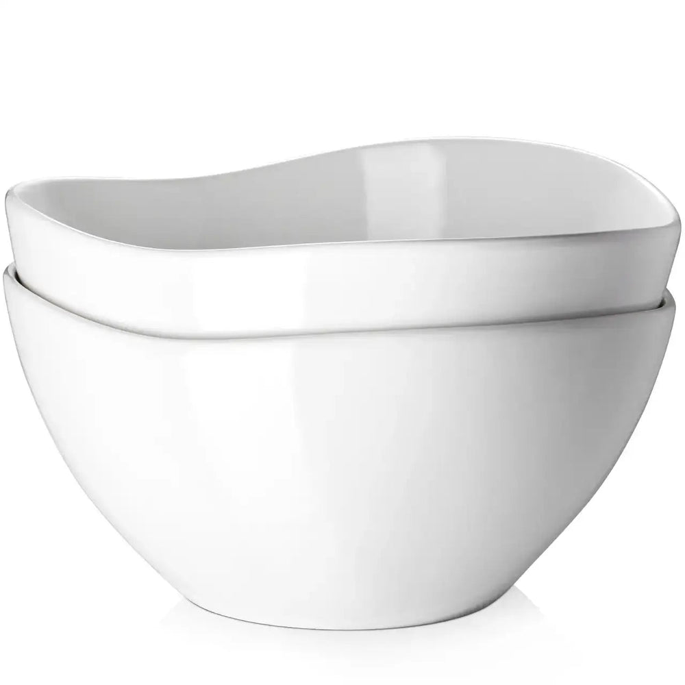 wavy ceramic bowl, wavy fruit bowl, wavy serving bowl, white wave bowl